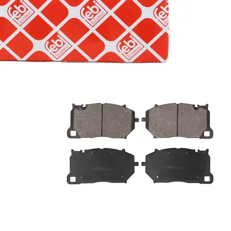 febi Bremsbel&auml;ge Satz f&uuml;r PORSCHE Cayenne Vorderachse 2.9 3.0 4.0 9Y0698151AD