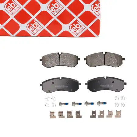 febi Bremsbel&auml;ge Bremsbelagsatz f&uuml;r VW Crafter SY SX SZ Grand California hinten 2N0698451A