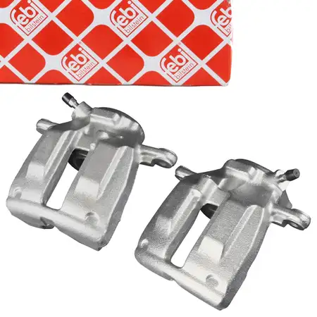 2x febi Bremssattel &Oslash; 57mm f&uuml;r MERCEDES C-Klasse W203 S203 CL203 CLK C209 A209 SLK vorne
