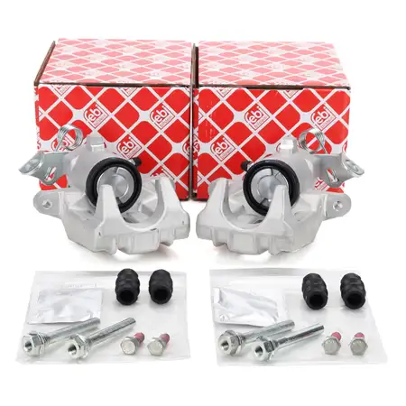 2x febi Bremssattel &Oslash; 38mm + F&uuml;hrungsh&uuml;lsen f&uuml;r VW Golf 4 8L Ibiza Leon 1M 1 hinten