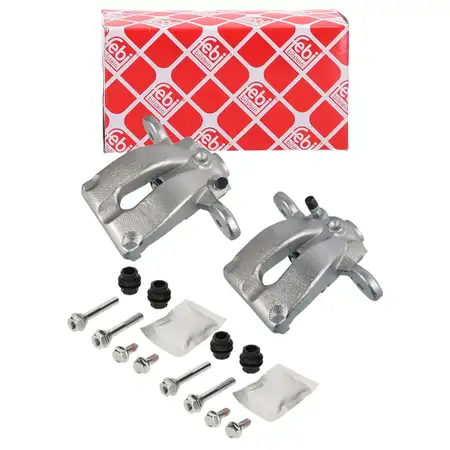 2x febi Bremssattel &Oslash; 40mm + F&uuml;hrungsh&uuml;lsen f&uuml;r BMW E81 E87 E90 E92 16-20i 16d 18d hinten