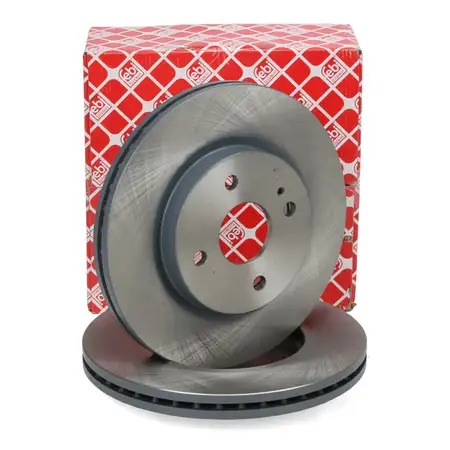 febi 108431 Brake Disc Set for MAZDA 2 DE_ DH_ 1.3, 1.5, 1.4/1.6 MZ-CD (front) DF71-33-251