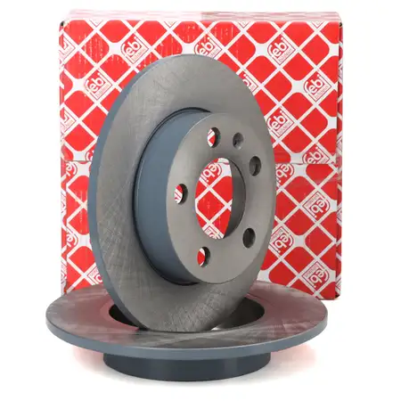 febi 18488 Bremsscheiben Satz f&uuml;r VW Golf 4 Polo 4 5 6 AUDI A1 8X A2 A3 8L TT 8N hinten