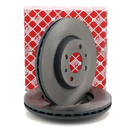 febi 22927 Bremsscheiben Satz f&uuml;r ALFA ROMEO 145 146 155 Mito FIAT 500 Panda Punto vorne