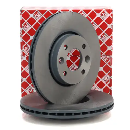 febi 24165 Bremsscheiben Satz f&uuml;r RENAULT Clio 3 Megane 2 Thalia 2 DACIA Logan vorne