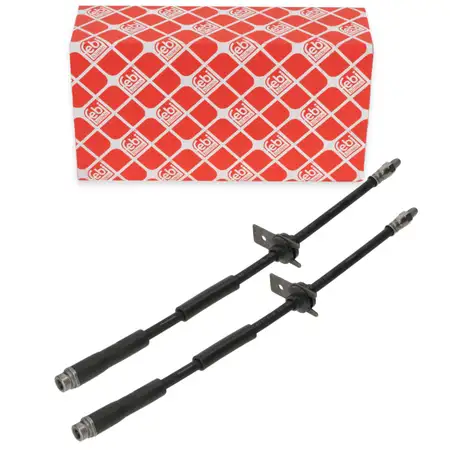 2x febi 198108 Bremsschlauch Bremsleitung f&uuml;r FORD Focus 3 MK3 Turnier hinten 1702987