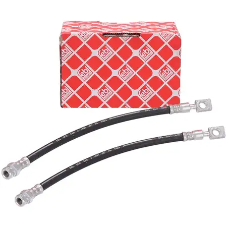2x febi 184035 Bremsschlauch Bremsleitung f&uuml;r AUDI A4 Allroad B9 Hinterachse 8W0611775E