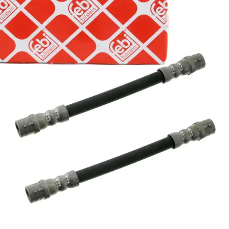 2x febi 28197 Bremsschlauch f&uuml;r VW Golf 4 Lupo Polo 3 4 5 Bora Fox AUDI A1 8X A3 8L hinten