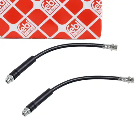 2x febi 46188 Brake Hose for FORD 5 MK5 1.0&ndash;1.6, 1.4/1.6 TDCi (Rear) 1217819 1426701