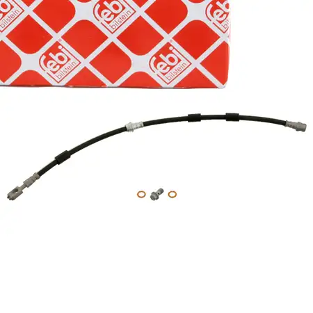 febi 30375 Bremsschlauch f&uuml;r VW Golf 4 Bora AUDI A3 8L1 Leon 1M Octavia 1 vorne 1J0611701M
