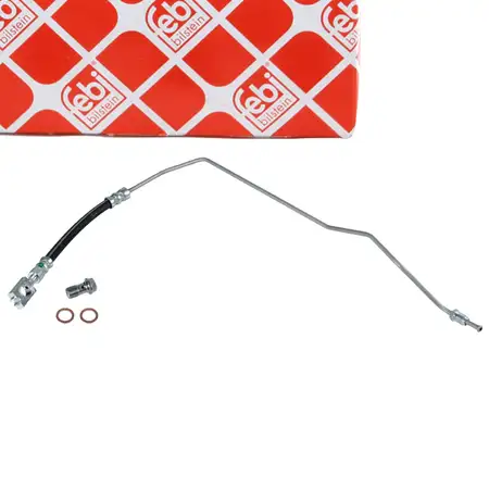 febi 40961 Bremsschlauch Bremsleitung f&uuml;r VW Passat B5 AUDI A6 SKODA Superb 1 hinten links