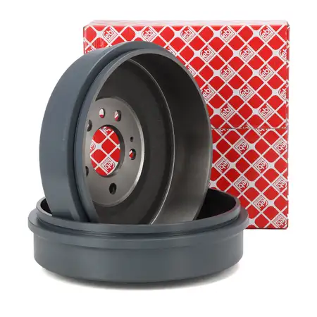 febi 183833 Bremstrommeln Satz &Oslash; 295mm f&uuml;r VW Amarok hinten 2H0609617