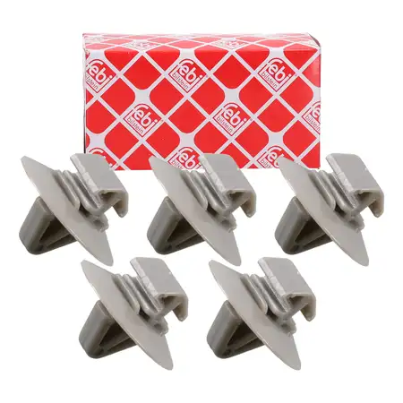 5x febi Halteclip Clip T&uuml;rverkleidung f&uuml;r NISSAN Primastar OPEL Vivaro A RENAULT Trafic 2