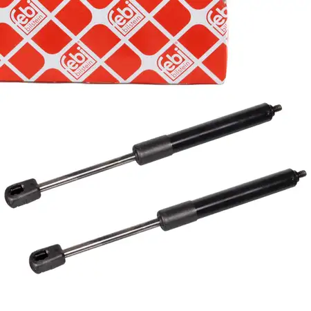 2x febi 103856 Motorhaubend&auml;mpfer f&uuml;r BMW F10 F11 bis Bj. 02.2011 51237207188 MHD 08.2029