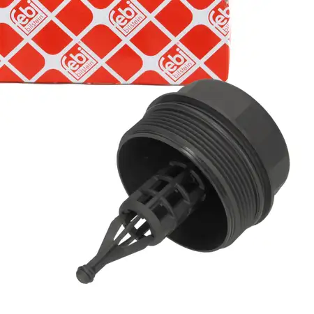 febi 193881 Oil Filter Housing Cover for MERCEDES W203, W204, W211, W212/W13 OM642 6421800038