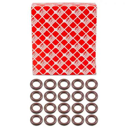 20x febi 182903 Dichtring Einspritzventil f&uuml;r BMW E81-88 E90-93 E60/61 N52 N53 13647531313
