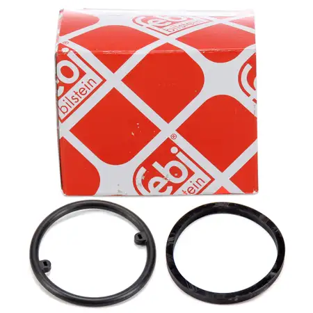 2x febi &Ouml;lk&uuml;hlerdichtung aussen + innen f&uuml;r VAG 1.8 T 2.0 2.3 V5 2.6 2.8 VR6 1.9 TDI