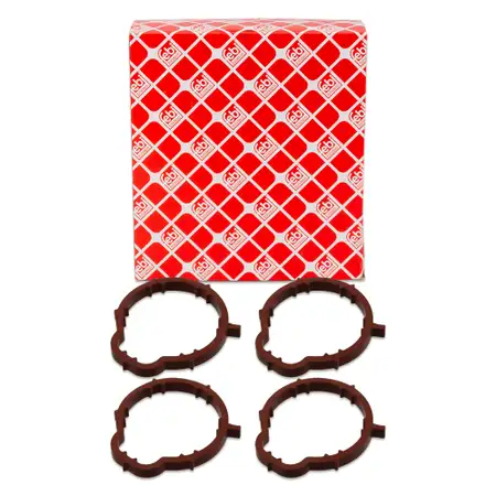4x febi 36741 Dichtung Ansaugkr&uuml;mmer f&uuml;r MERCEDES A-Klasse W168 Vaneo 4414 M166 1661410080