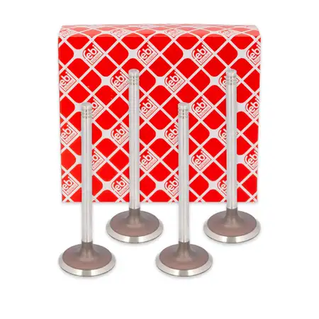 4x febi 183492 Einlassventil f&uuml;r DACIA MERCEDES OM607 NISSAN RENAULT 1.5 DIESEL