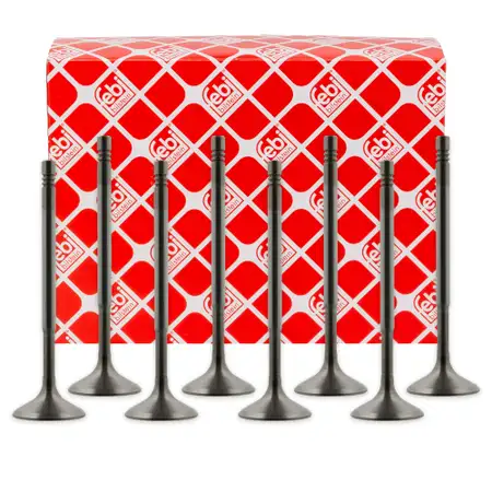 8x febi 38315 Einlassventil f&uuml;r MERCEDES W203 W204 C/A209 W211 W212 Sprinter B906 M271