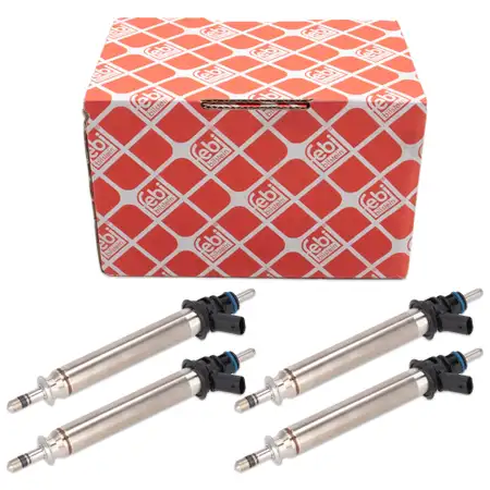 4x febi 197290 Einspritzd&uuml;se f&uuml;r MERCEDES W177 W205 W213 X/C53 X204 M260 M264 M274