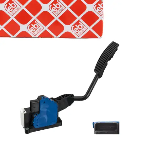 febi 171992 Gaspedal Fahrpedal f&uuml;r OPEL Adam M13 Corsa D E S07 X15 ohne Sportpaket 848029