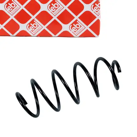 febi 104699 Fahrwerksfeder Schraubenfeder f&uuml;r FORD Fiesta 5 MK5 Vorderachse 1146134