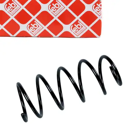 febi 104729 Fahrwerksfeder Schraubenfeder f&uuml;r RENAULT Clio 2 BB CB Vorderachse 7700417228