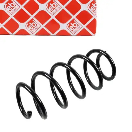 febi Fahrwerksfeder f&uuml;r VW Caddy 3 4 Caddy Alltrack Touran 1T Eos 1F vorne 1K0411105HN