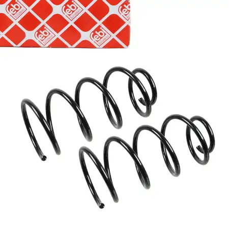 2x febi 173886 Fahrwerksfeder Schraubenfeder f&uuml;r FORD C-Max 2 1.6 Ti 105/125 vorne 1784789