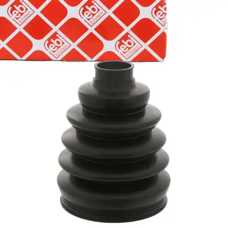 febi Achsenmanschette f&uuml;r AUDI A4 B8 B9 A6 C7 VW Caddy 3 4 Passat B7 Transporter T5 vorne