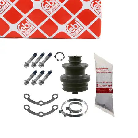 febi Achsmanschette Satz f&uuml;r MERCEDES S-Klasse W116 W126 SL R107 hinten getriebeseitig
