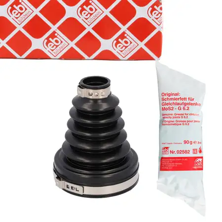 febi Achsmanschette Satz f&uuml;r FORD Focus 4 C-Max 2 TRANSIT Tourneo vorne getriebeseitig