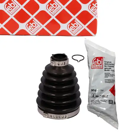 febi Faltenbalgsatz Antriebswelle Satz f&uuml;r PEUGEOT 1007 CITROEN C3 1 vorne radseitig