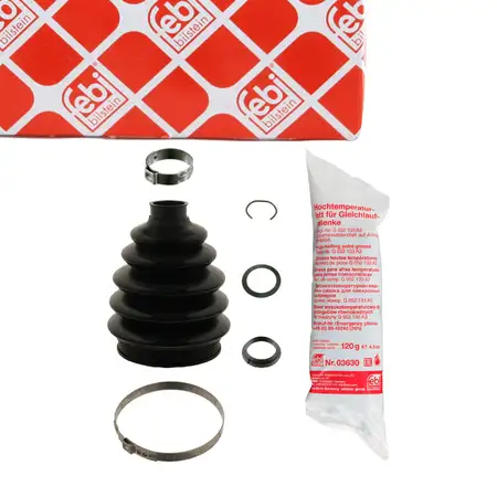 febi Achsmanschette Satz f&uuml;r VW Golf 3 4 5 6 Passat B6 B7 AUDI SEAT SKODA vorne radseitig