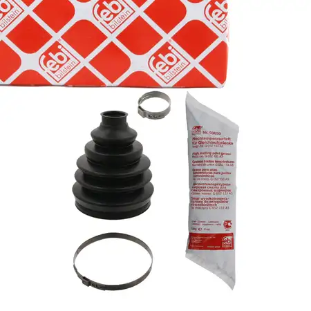 febi Achsmanschette Satz f&uuml;r VW Golf 5 6 7 Passat B8 SKODA AUDI SEAT vorne radseitig