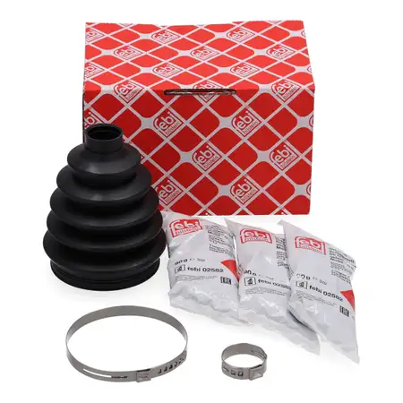 febi Achsmanschette Satz f&uuml;r AUDI A4 B8 BMW E90 F30 E60 OPEL PORSCHE vorne radseitig