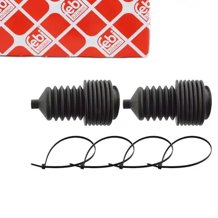 2x febi Faltenbalgsatz Lenkmanschette Spurstange f&uuml;r RENAULT Espace 1 2 Clio 1 vorne