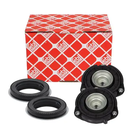 2x febi Federbeinlager + W&auml;lzlager f&uuml;r VW Golf 5 6 Passat B6 B7 Tiguan Touran A3 8P vorne