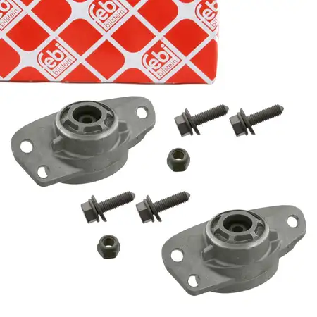 2x febi 37882 PROKIT Federbeinlager + Schraubensatz f&uuml;r VW Golf 5 6 AUDI 8P Altea hinten