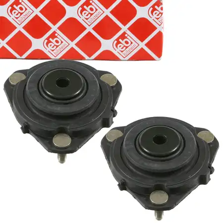 2x febi 22943 Federbeinlager Domlager f&uuml;r FORD Fiesta 5 MK5 Fusion JU_ MAZDA 2 DY vorne