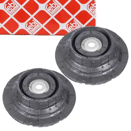 2x febi 104065 Strut Mount (Ball Joint) for VW Multivan Transporter T5 T6 (Front)