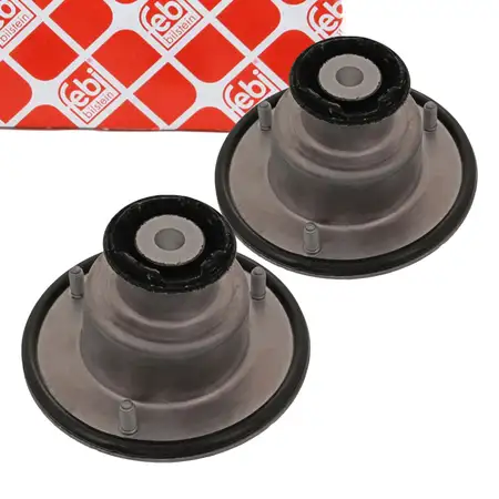 2x febi 48726 strut bearing for PORSCHE Boxster Cayman (986 987) rear 98733305900