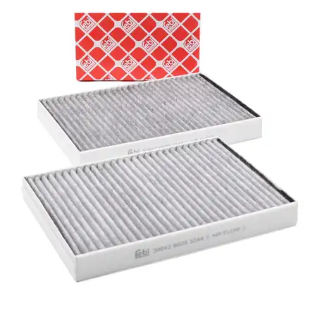 febi 30642 Innenraumfilter Aktivkohlefilter Satz f&uuml;r MERCEDES-BENZ S-Klasse W221 C216
