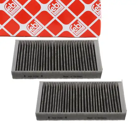 febi 45865 Innenraumfilter Satz f&uuml;r BMW 1er F40 2er F44-F46 X1 F48 X2 F39 i3 MINI F55 F56