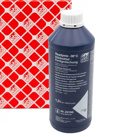 1,5L febi 24196 K&uuml;hlerfrostschutz BLAU READY MIX f&uuml;r MERCEDES-BENZ 235.0 0009890825