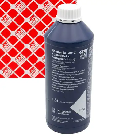 1,5L febi 24196 K&uuml;hlerfrostschutz BLAU READY MIX f&uuml;r MERCEDES-BENZ 235.0 0009890825