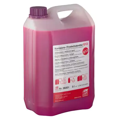 5L febi 38201 K&uuml;hlerfrostschutz LILA f&uuml;r AUDI SEAT SKODA VW TL 774-J