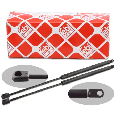 2x febi Heckklappend&auml;mpfer Gasfeder D&auml;mpfer Heckklappe f&uuml;r VW Transporter T1 T2 251829331