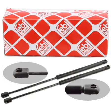 2x febi 01186 Heckklappend&auml;mpfer Gasfeder D&auml;mpfer Heckklappe f&uuml;r VW Golf 2 191827550